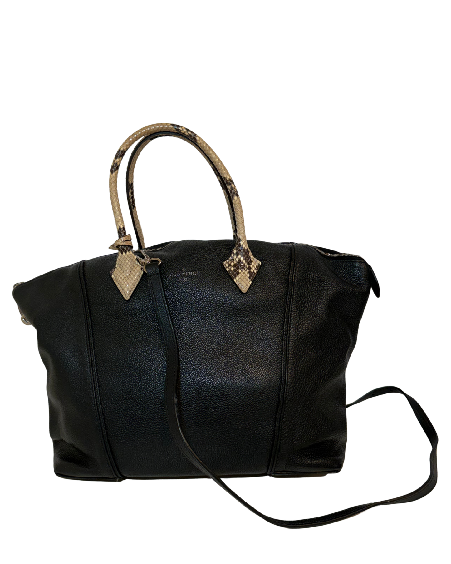 Louis Vuitton Taurillion Tote w/ Snakeskin Trim 2015