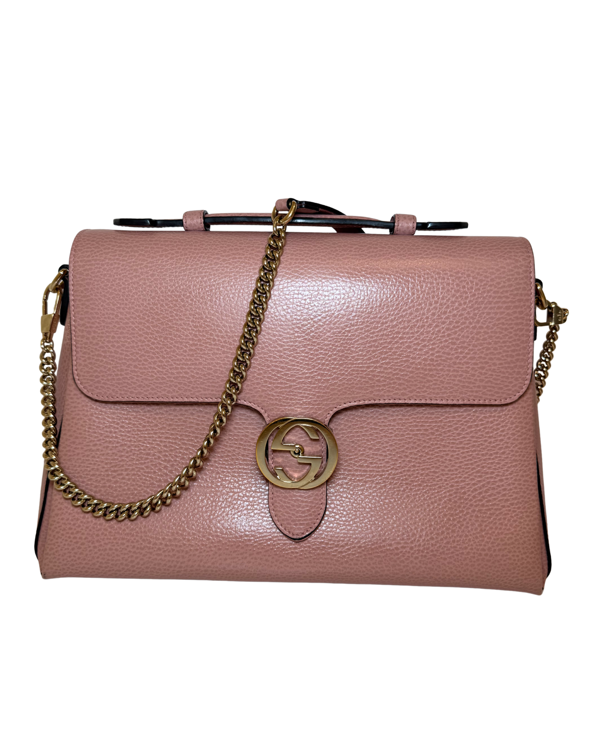 Gucci Interlocking GG Top Handle Bag, Pink