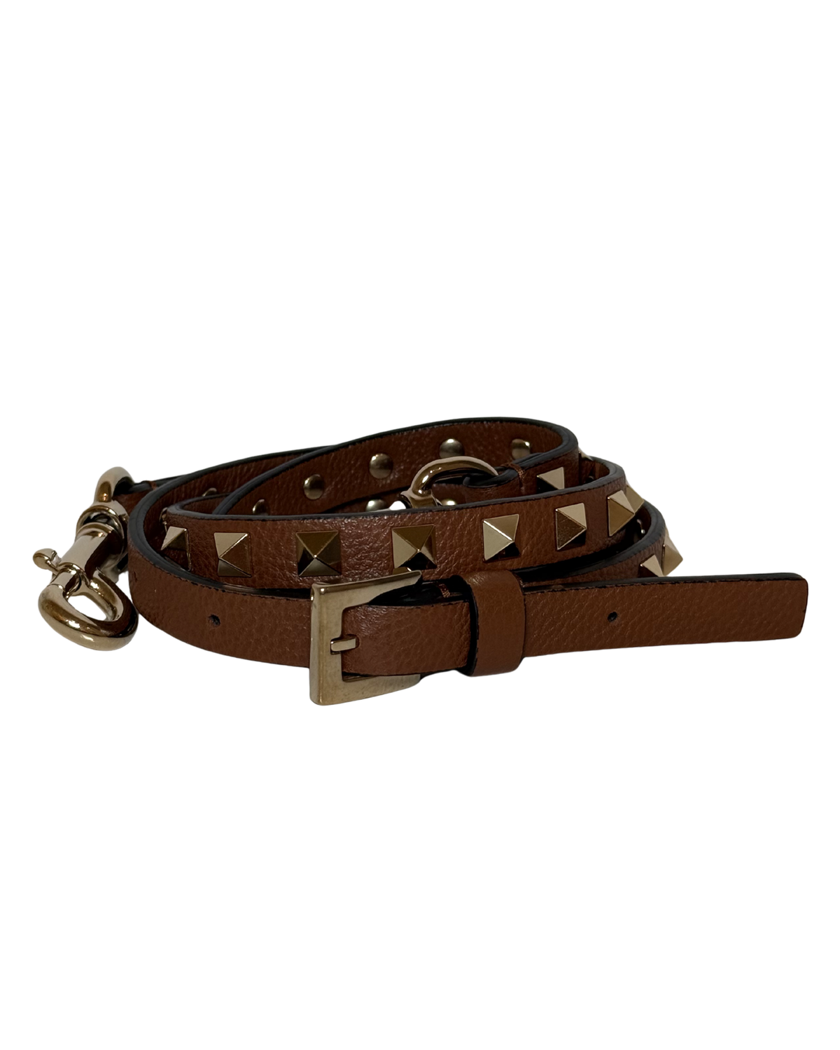 Valentino Rockstud Hobo, Brown