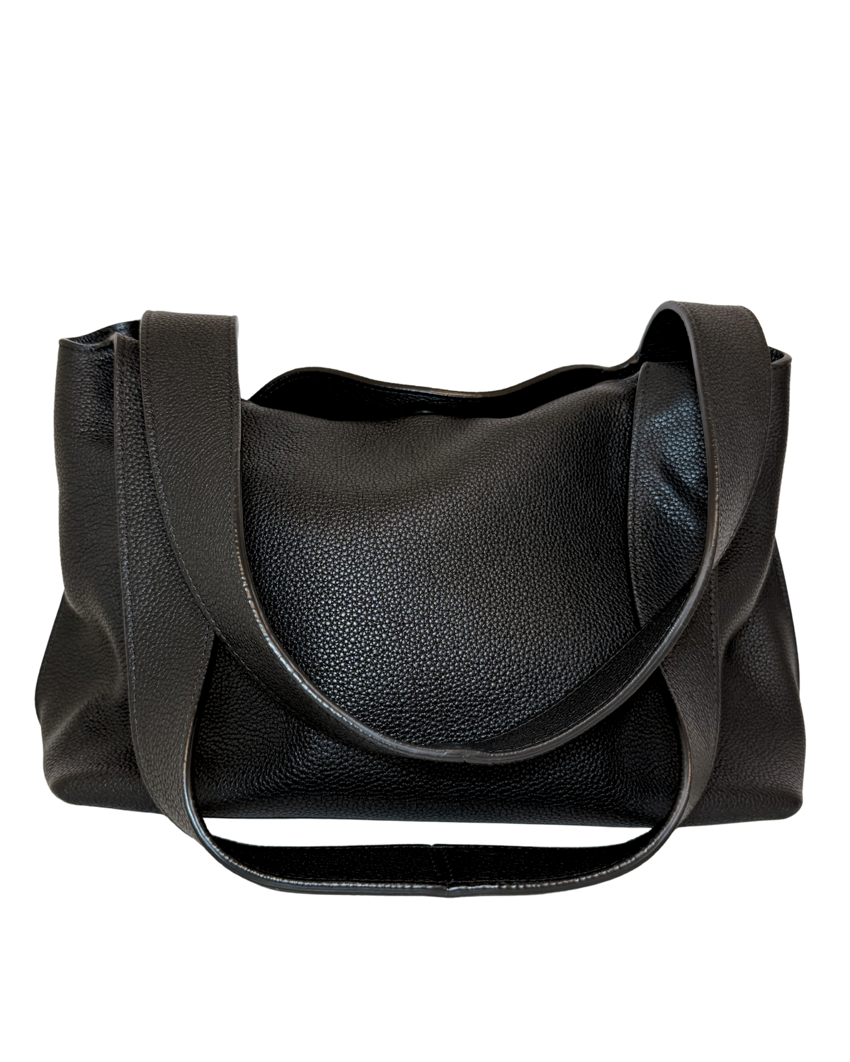THE ROW Grained Calfskin Duplex Hobo Tote