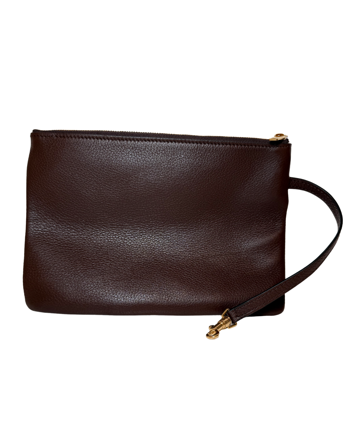 Celine Leather Abbey 2023, Brown, L