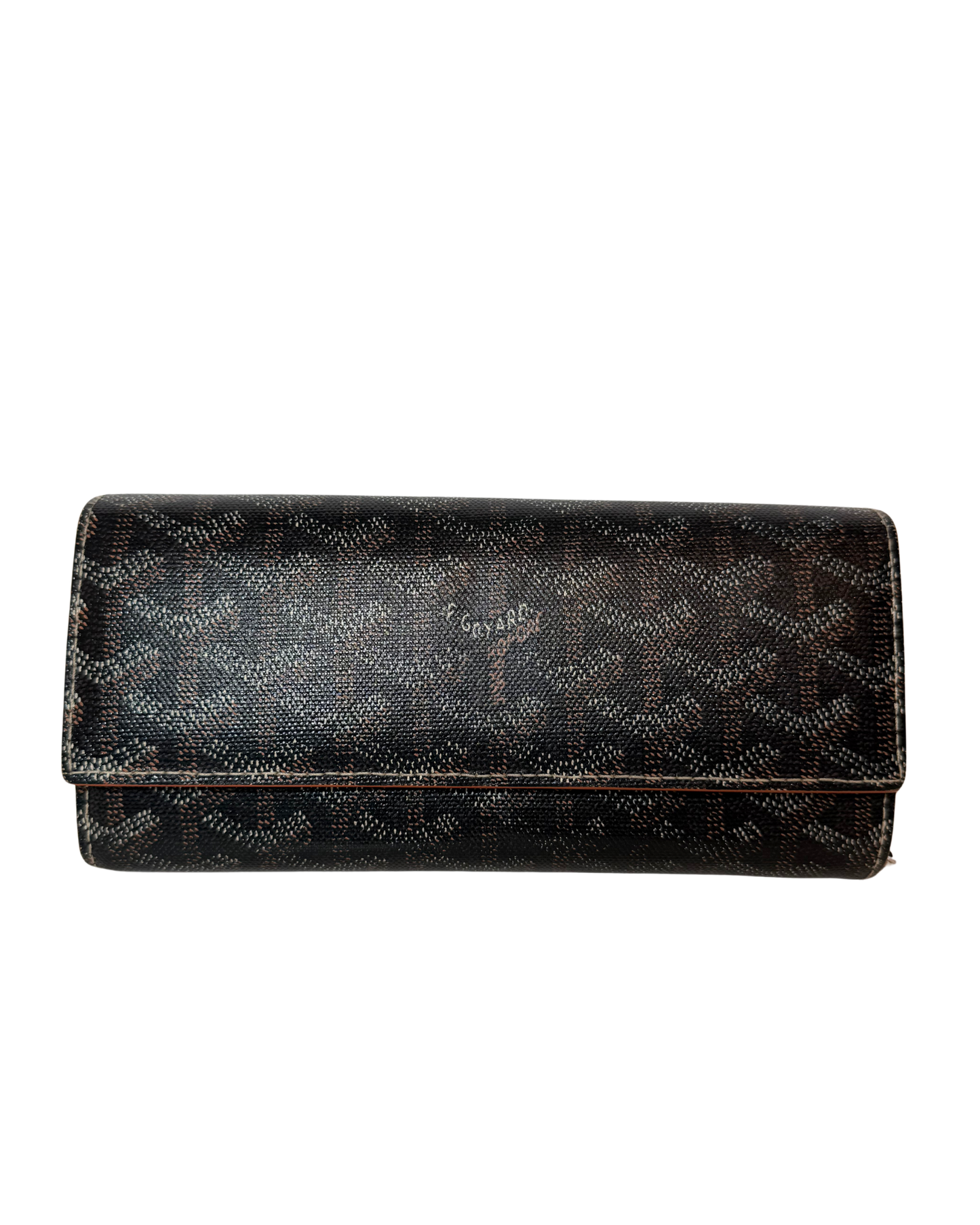 Black Goyard Long Wallet