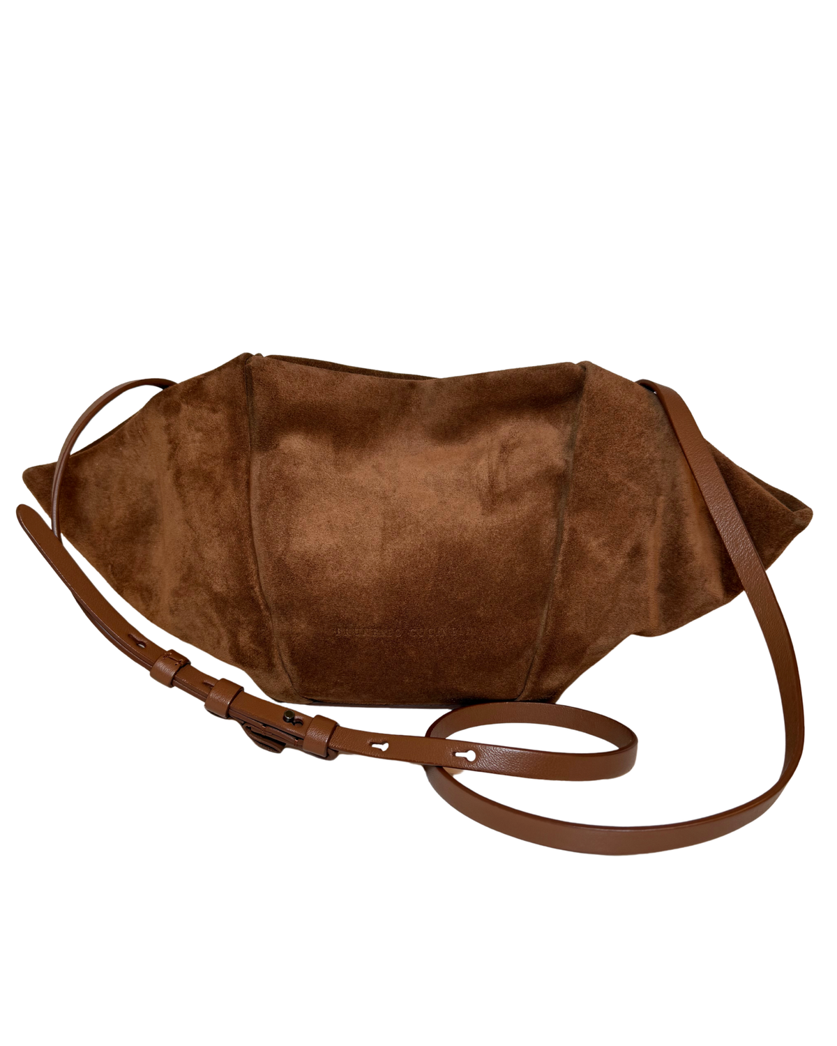 Brunello Cucinelli Brown Suede Crossbody
