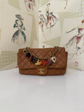 Chanel Marine Charms Medium Flap Bag, Tan