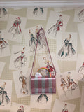 Ming Ray Nina Pink Python Box Bag w/ Rainbow