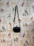 Armani Exchance Black Leather Crossbody Bag