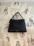 Valentino Leather My Rockstud Shoulder Bag, Black