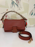 Fendi Zucca FF Baquette Medium 2025 w/ Fendi Twilly