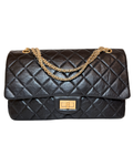 Chanel Reissue Double Flap Bag, Large, Black w/ Gold