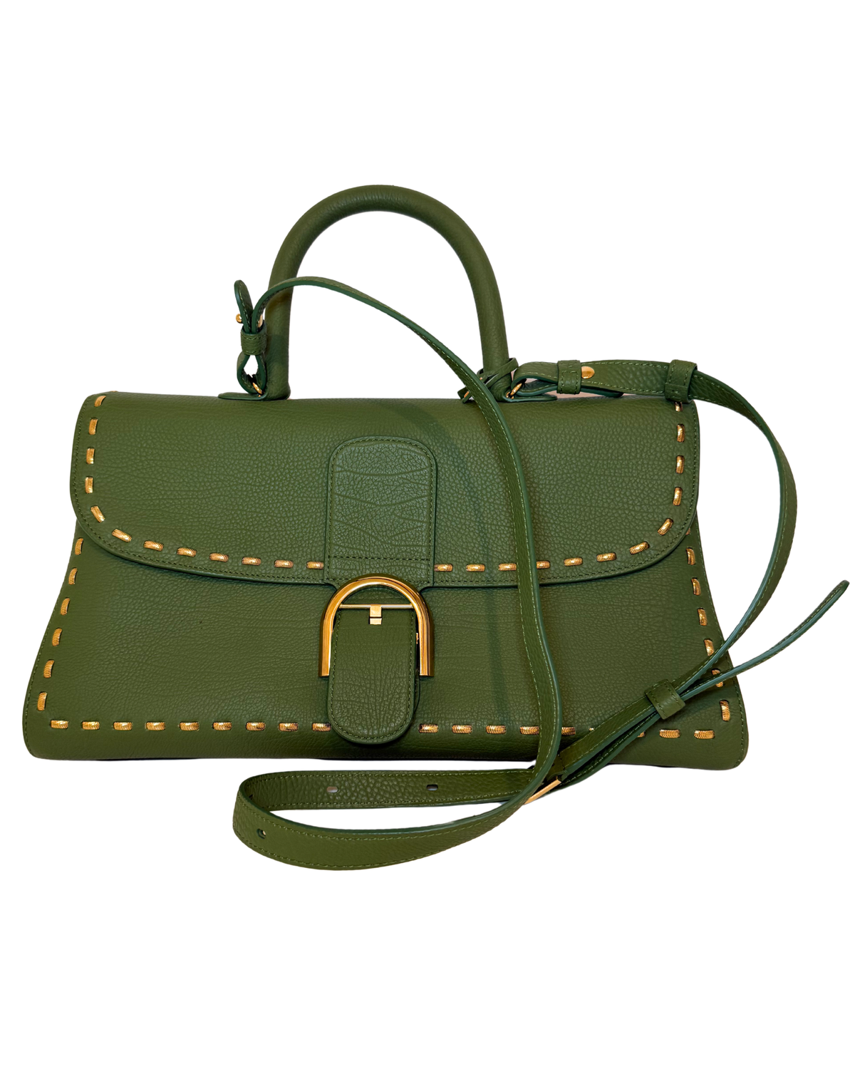 Delvaux Brillant East/West, Green Rodeo