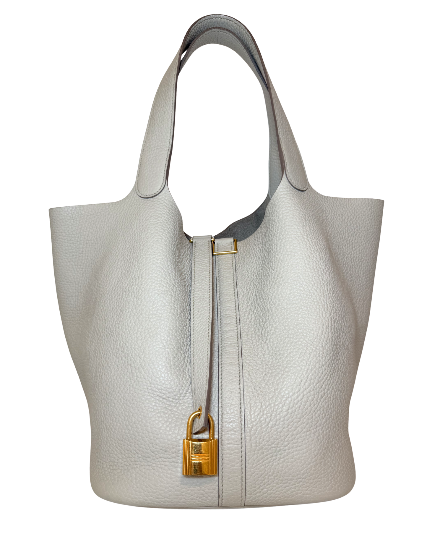 Hermes Picotin 26 Craie Leather/Gold Hardware
