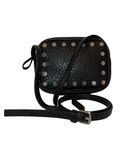 Armani Exchance Black Leather Crossbody Bag