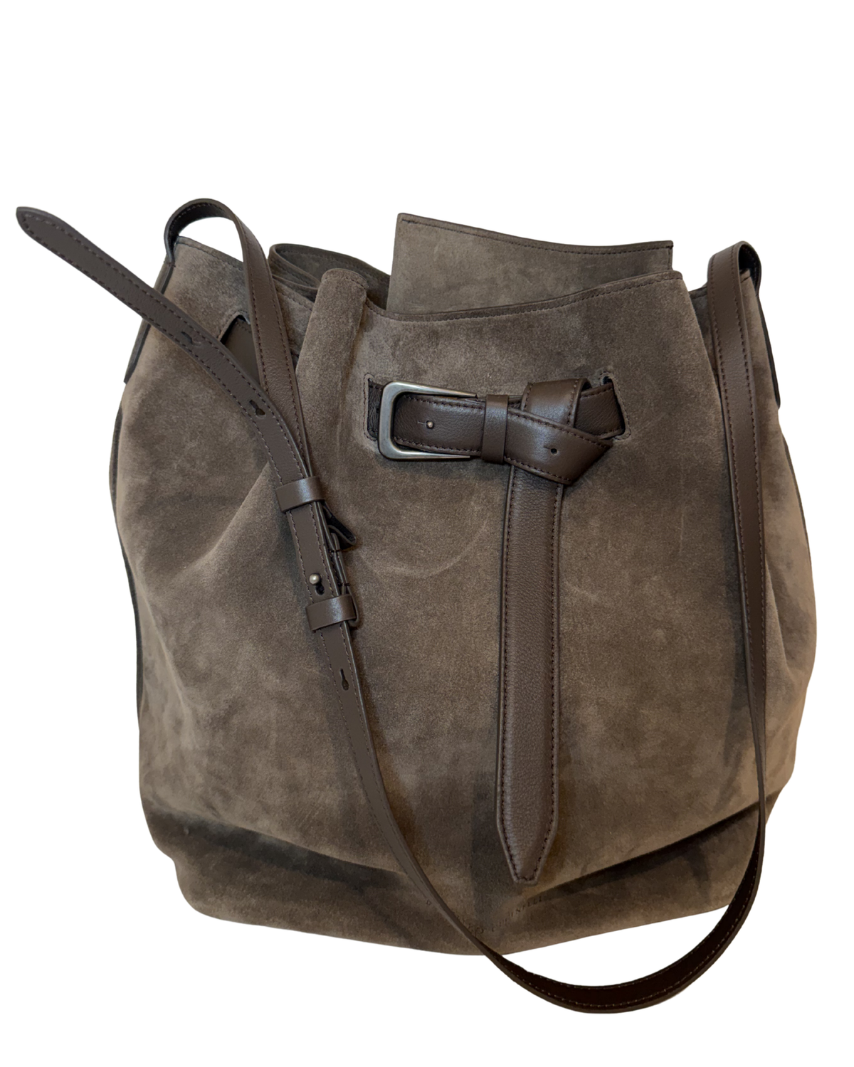 Brunello Cucinelli Suede Bucket Bag
