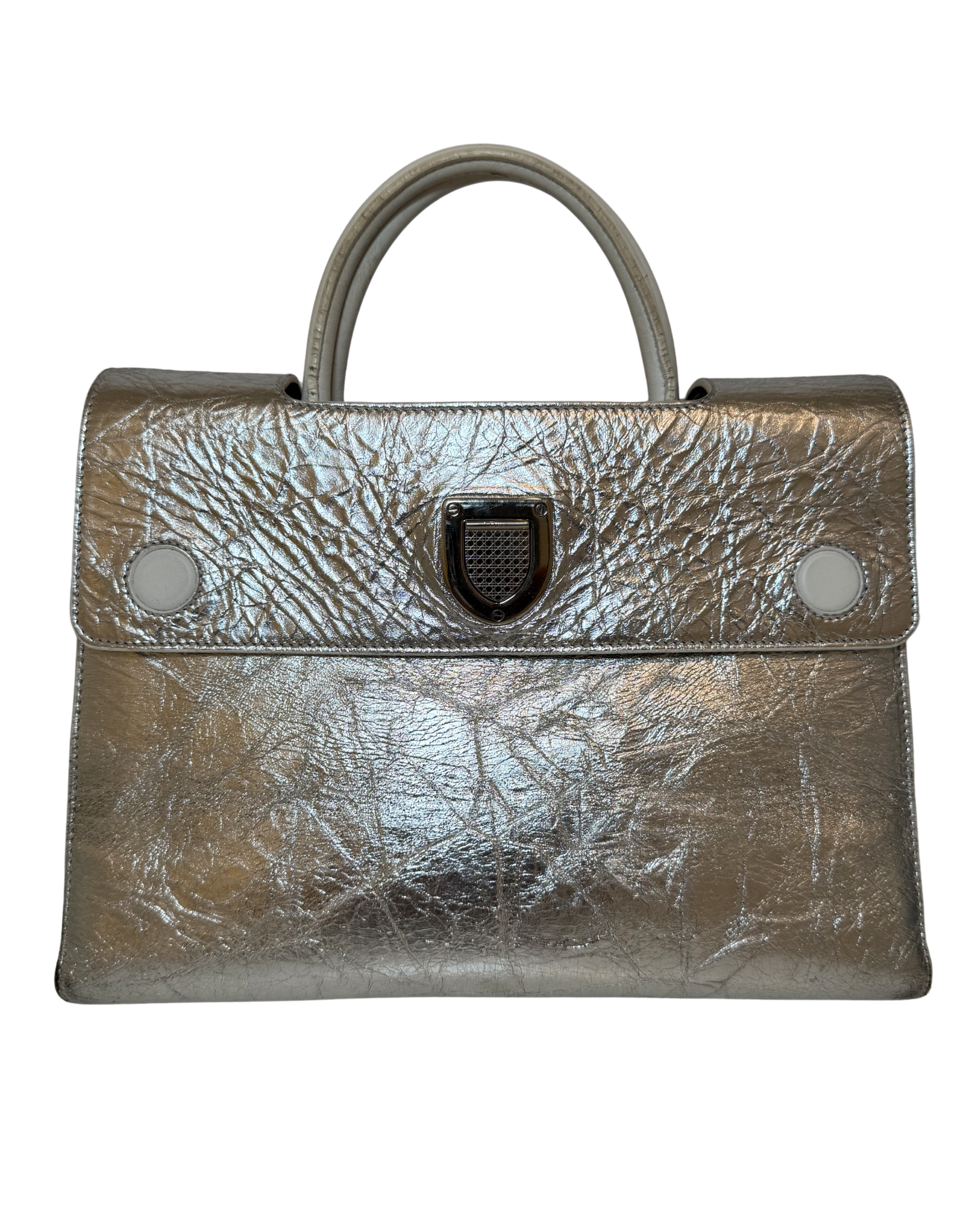 Christian Dior, Cannage Diorforever, Medium, SIlver