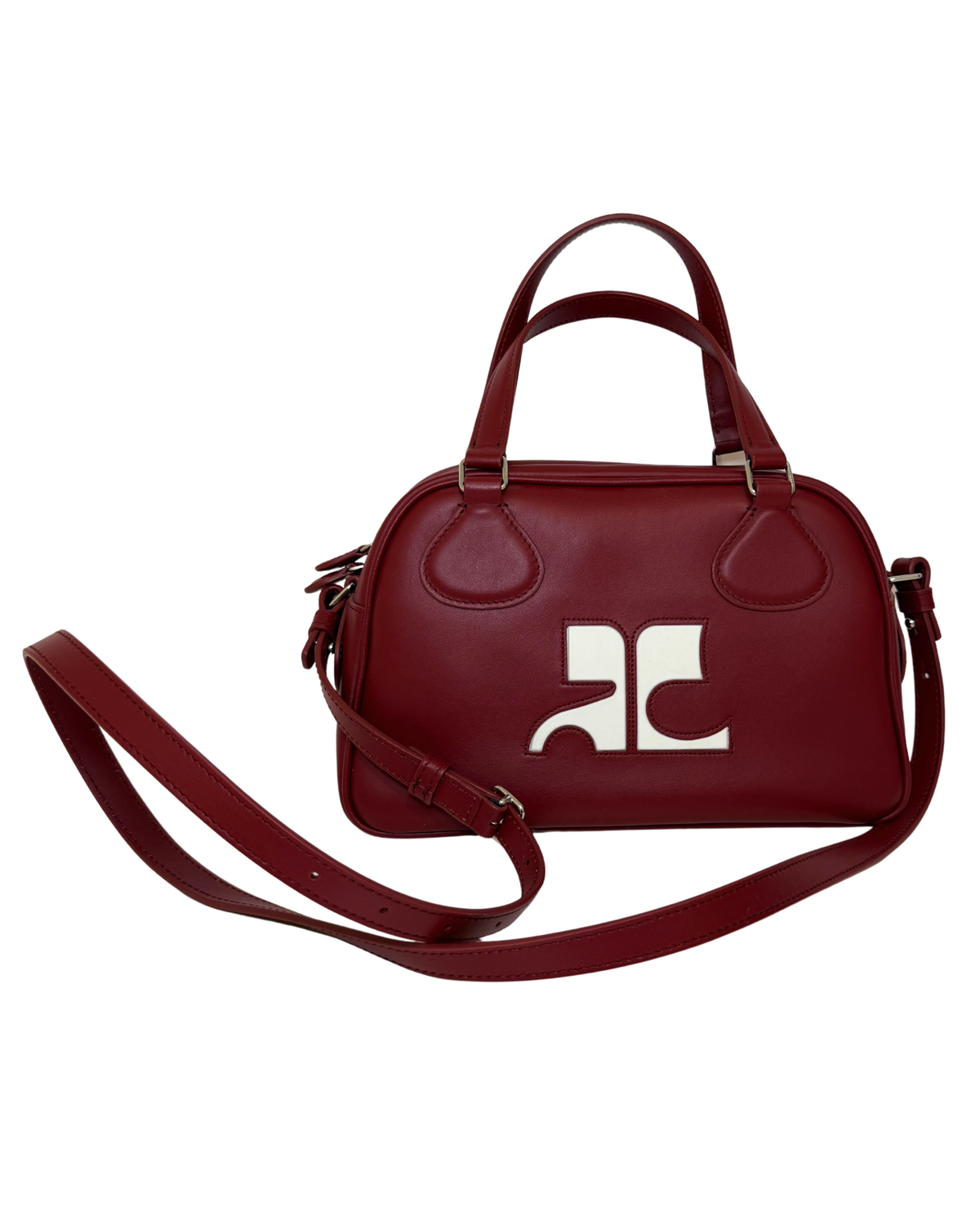 Courrèges red bowling bag