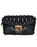 Miu Miu Quilted Black Leather Crossbody