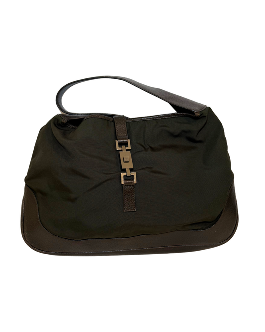 Gucci Piston Lock Jackie, Black