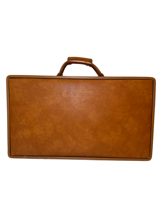 Hartmann Vintage Leather Luggage 2-Pc Set 1970s