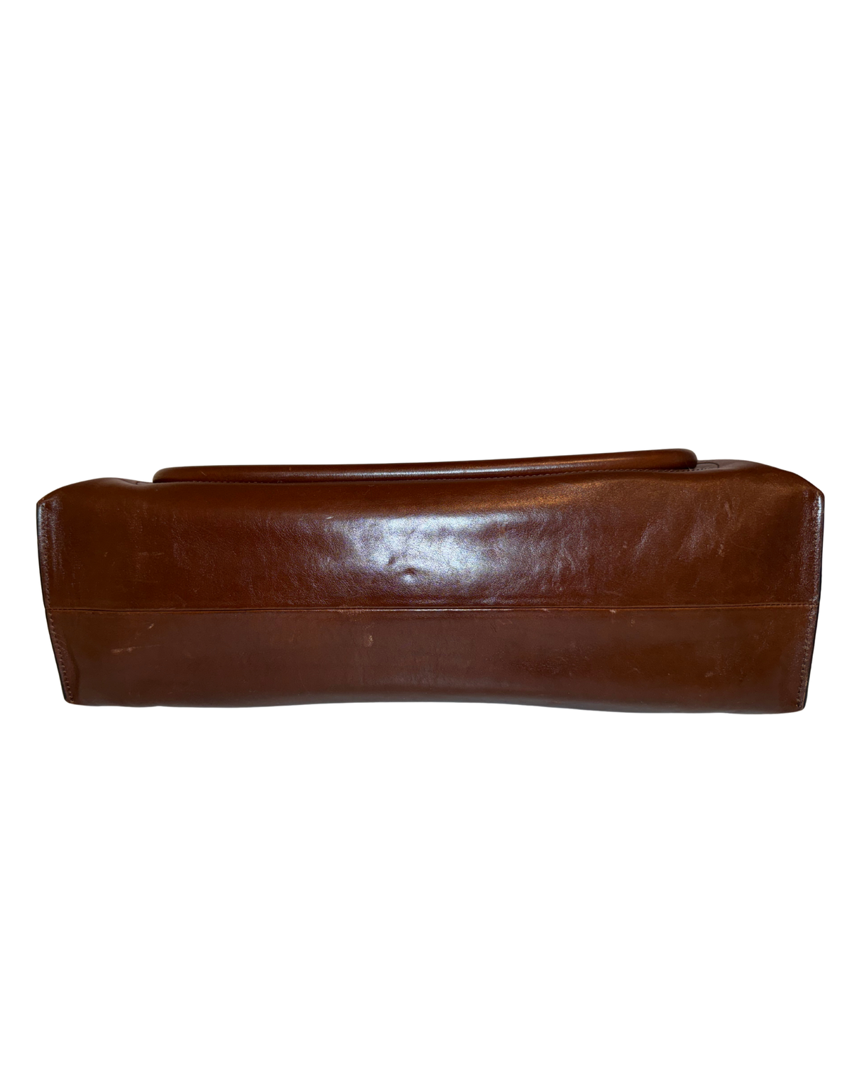 Chloé Brown Leather Satchel with Strap