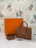 Hermes New Drag 22, Gold Leather/Hardware w/ Box