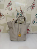 Hermes Picotin 26 Craie Leather/Gold Hardware