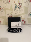 Chanel Wallet on Chain, White, 2024