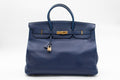 Hermès Clemence Birkin 35, Navy